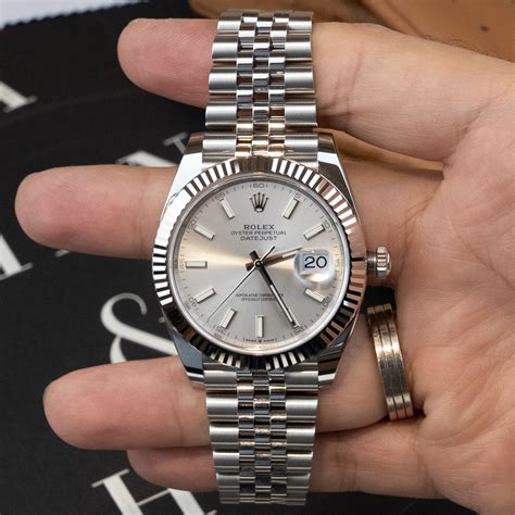 rolex datejust 41mm 126334 silver index jubilee 2021|rolex datejust 41 126334 review.